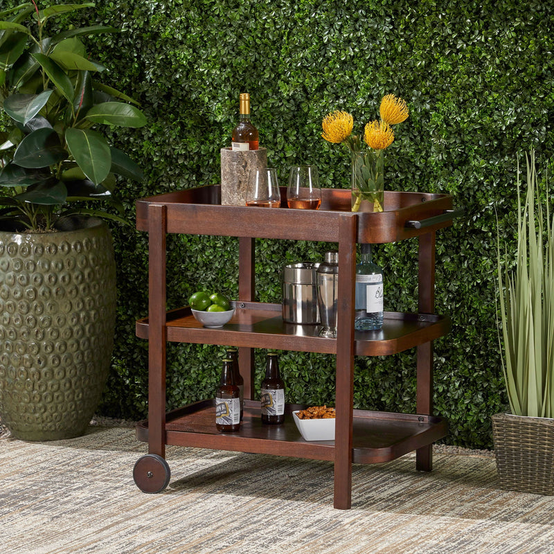 Home Selleck - Bar Cart - Mahogany by HouseOfZazla