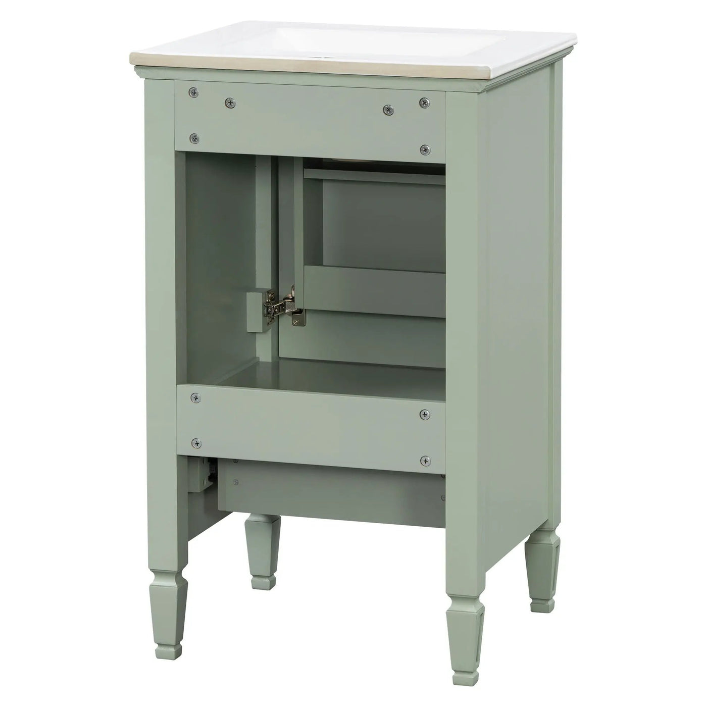 Retro Bathroom Vanity With Sink by HouseOfZazla