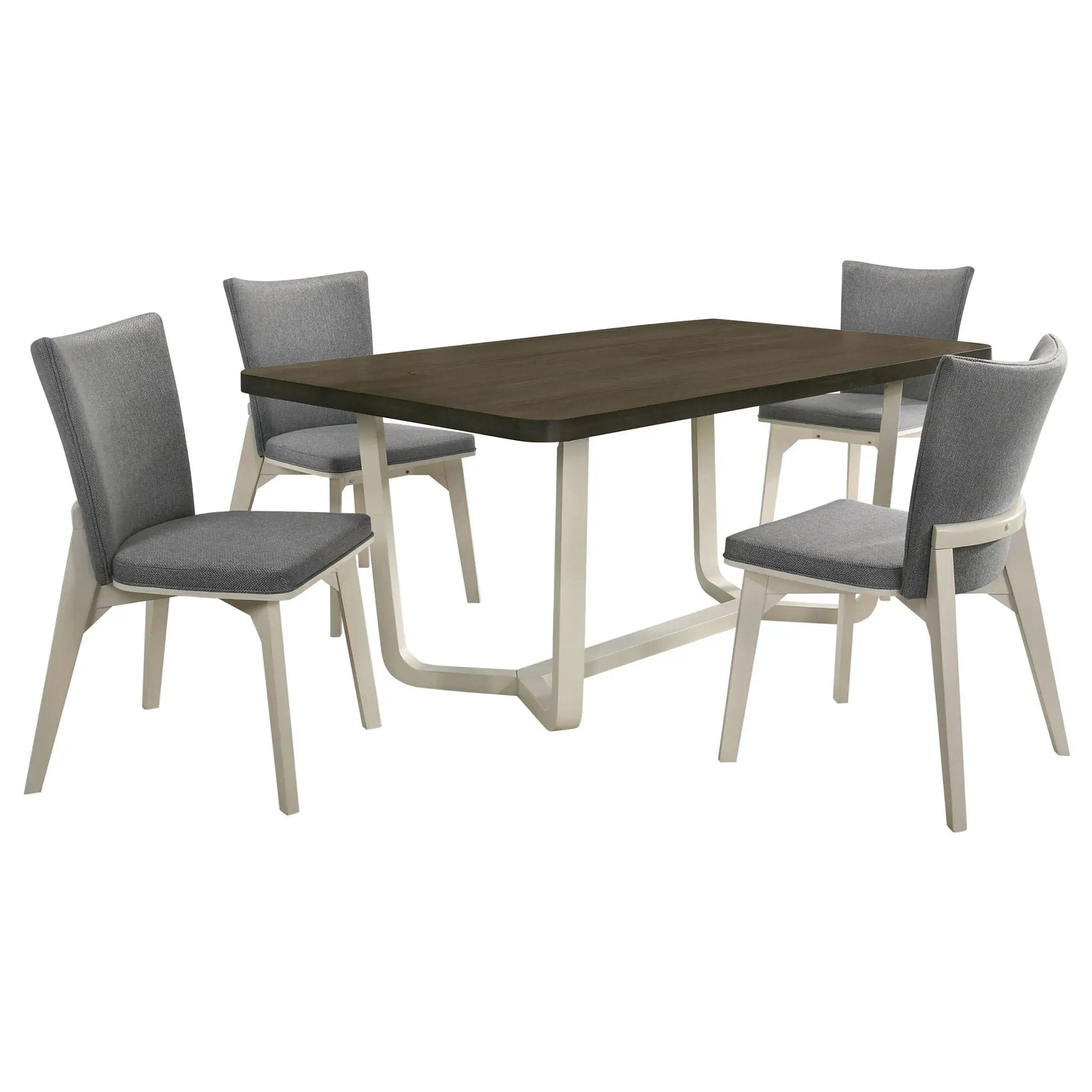 Biloxi 5-piece 71-inch Rectangular Dining Set Greyish Brown by Unique Piece Furniture
