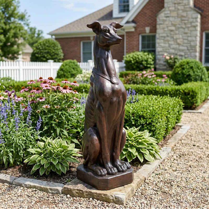 Greyhound Dog Statue by HouseOfZazla