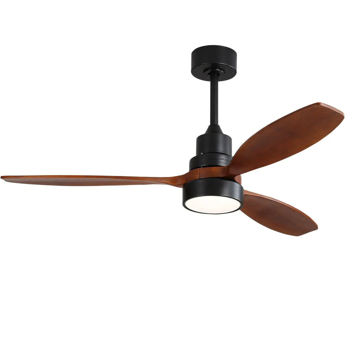 Ceiling Fan With Reversible DC Motor, LED Light & Remote Control by HouseOfZazla