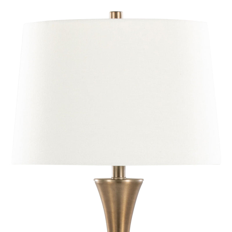 Lenuxe - Contemporary Elegant Table Lamp (Set of 2) by HouseOfZazla