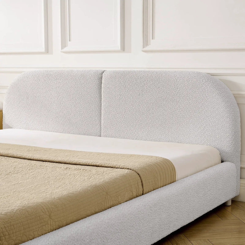 King Size Upholstered Bed Frame by HouseOfZazla