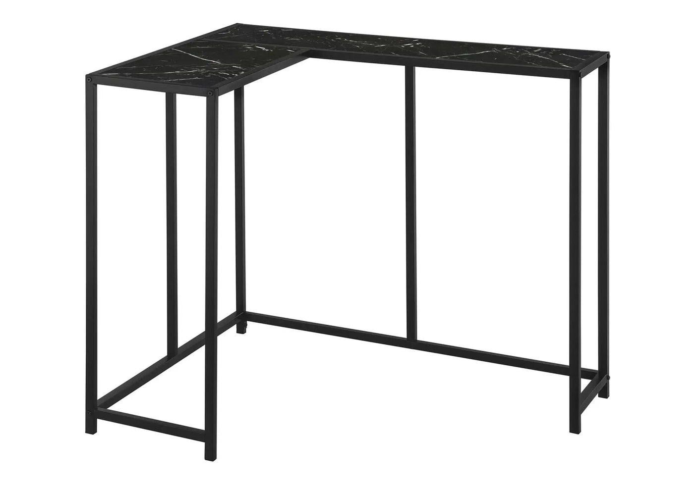 Corner Accent Console Table For Entryway, Unique L-Shaped Design by HouseOfZazla