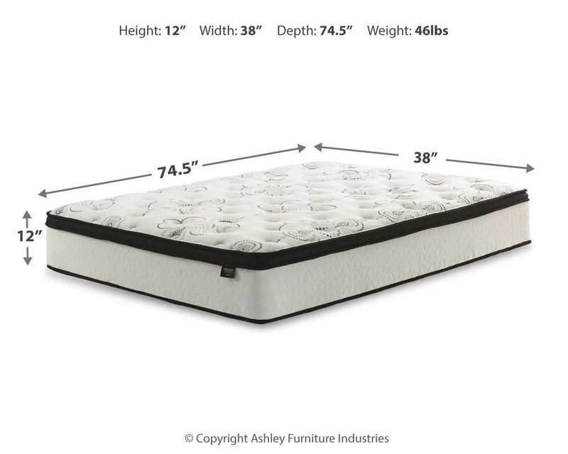 Chime 12 Inch Hybrid - Ultra Plush Hybrid Mattress by Unique Piece Furniture