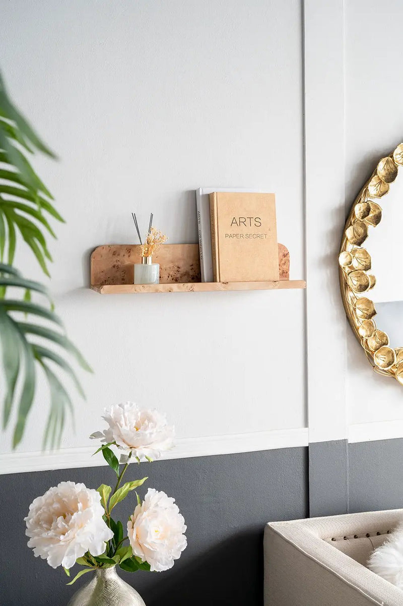 Burl - Eco-Friendly Floating Wall Shelf by HouseOfZazla