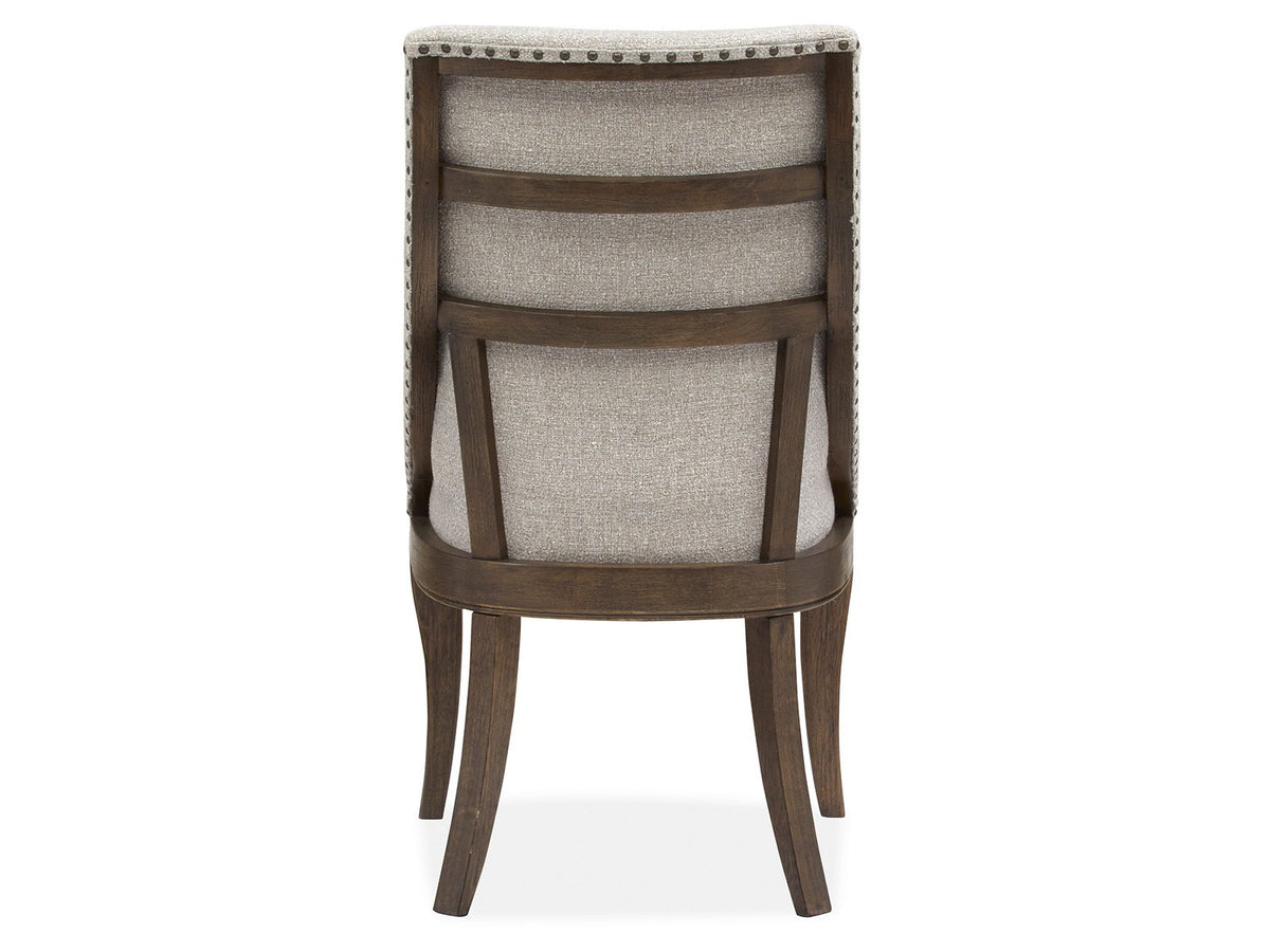 Roxbury Manor - Dining Arm Chair With Upholstered Seat and Back (Set of 2) - Homestead Brown, photo 5 of 7