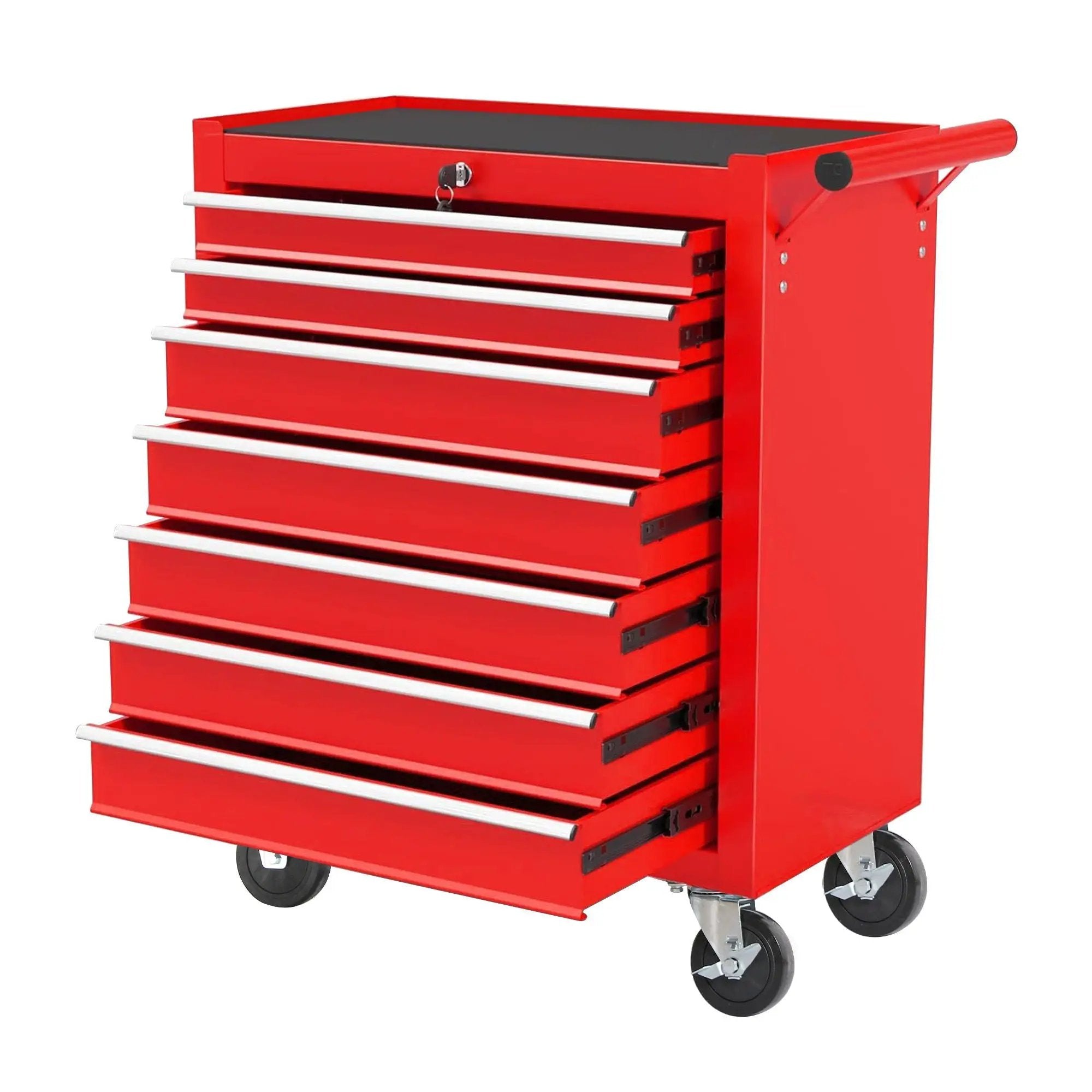 7 Drawer Rolling Tool Chest With Wheels, Multifunctional Tool Box And Storage by HouseOfZazla