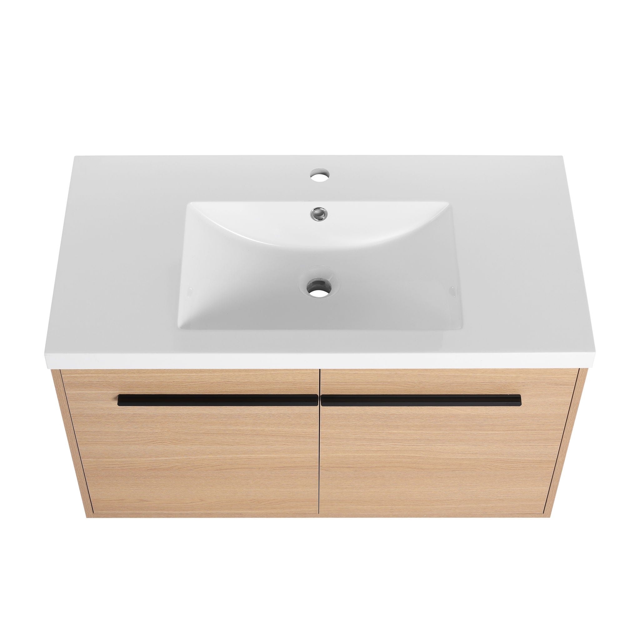 Bathroom Vanity Set With Resin Countertop Sink, 2 Doors by HouseOfZazla