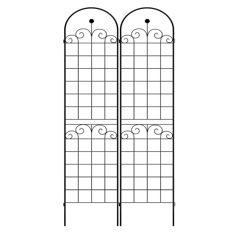 Metal Garden Trellis For Climbing Plants Outdoor Rustproof Plant Support Rose Trellis Netting Trellis by HouseOfZazla