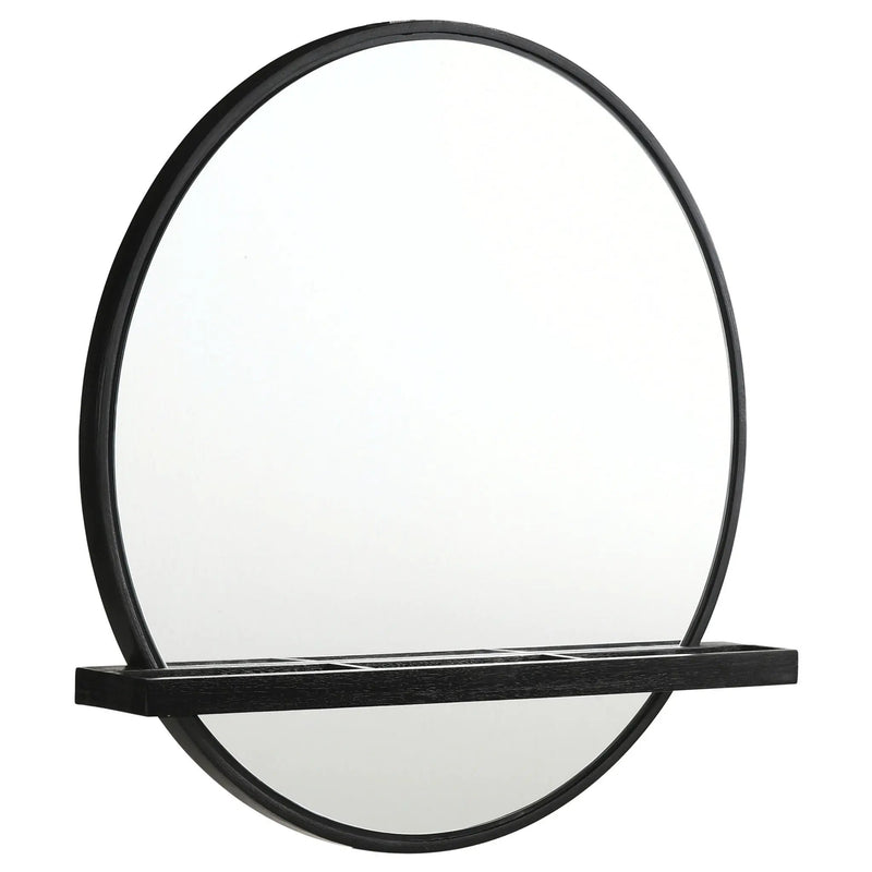 Arini 2-piece Makeup Vanity Table and Mirror Set Black by Unique Piece Furniture