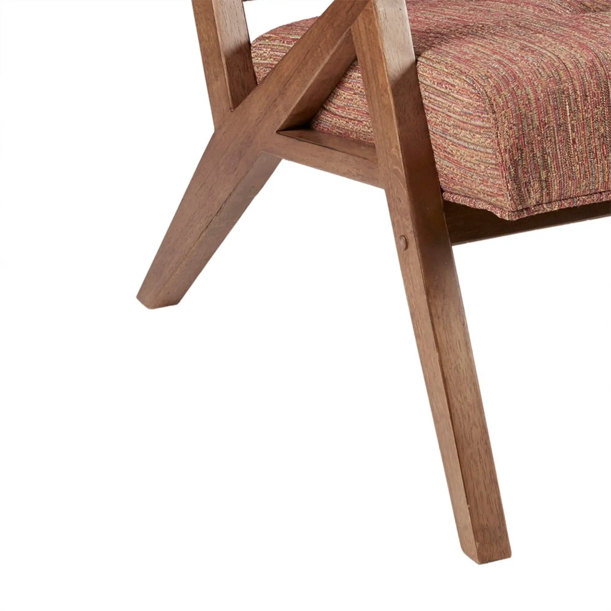 Lounge Chair With Tufted Upholstery And Solid Frame by Unique Piece Furniture