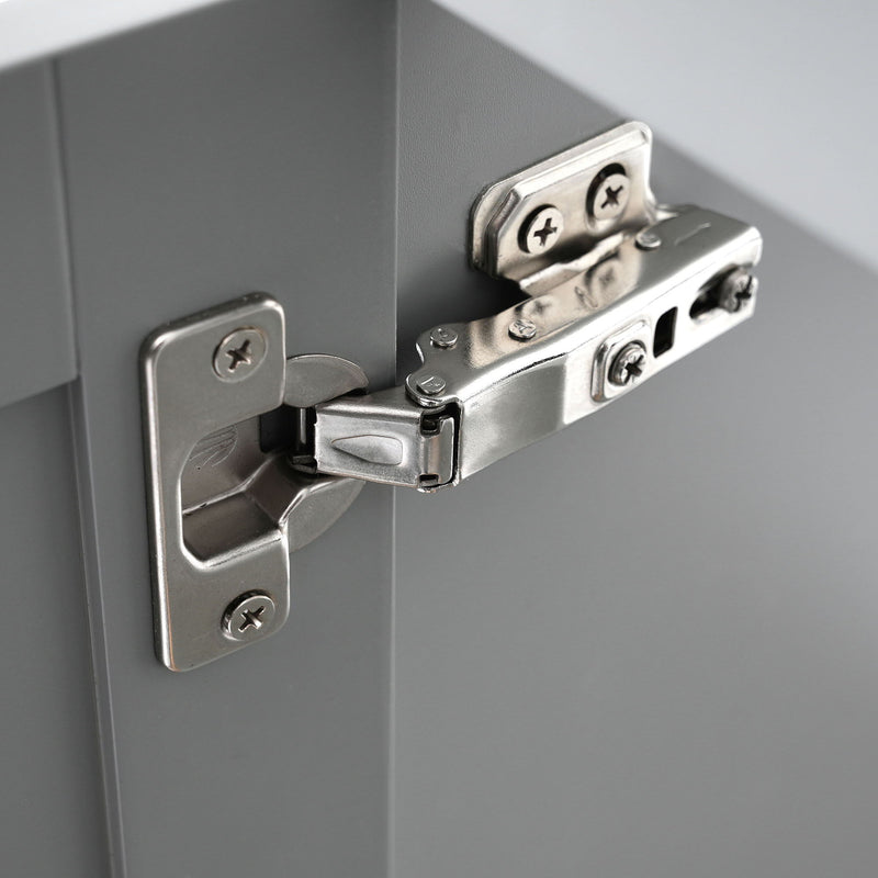 Shaker Free Standing Bathroom Vanity Cabinet & Sink, Soft Close Drawers, Soft Close Doors by HouseOfZazla