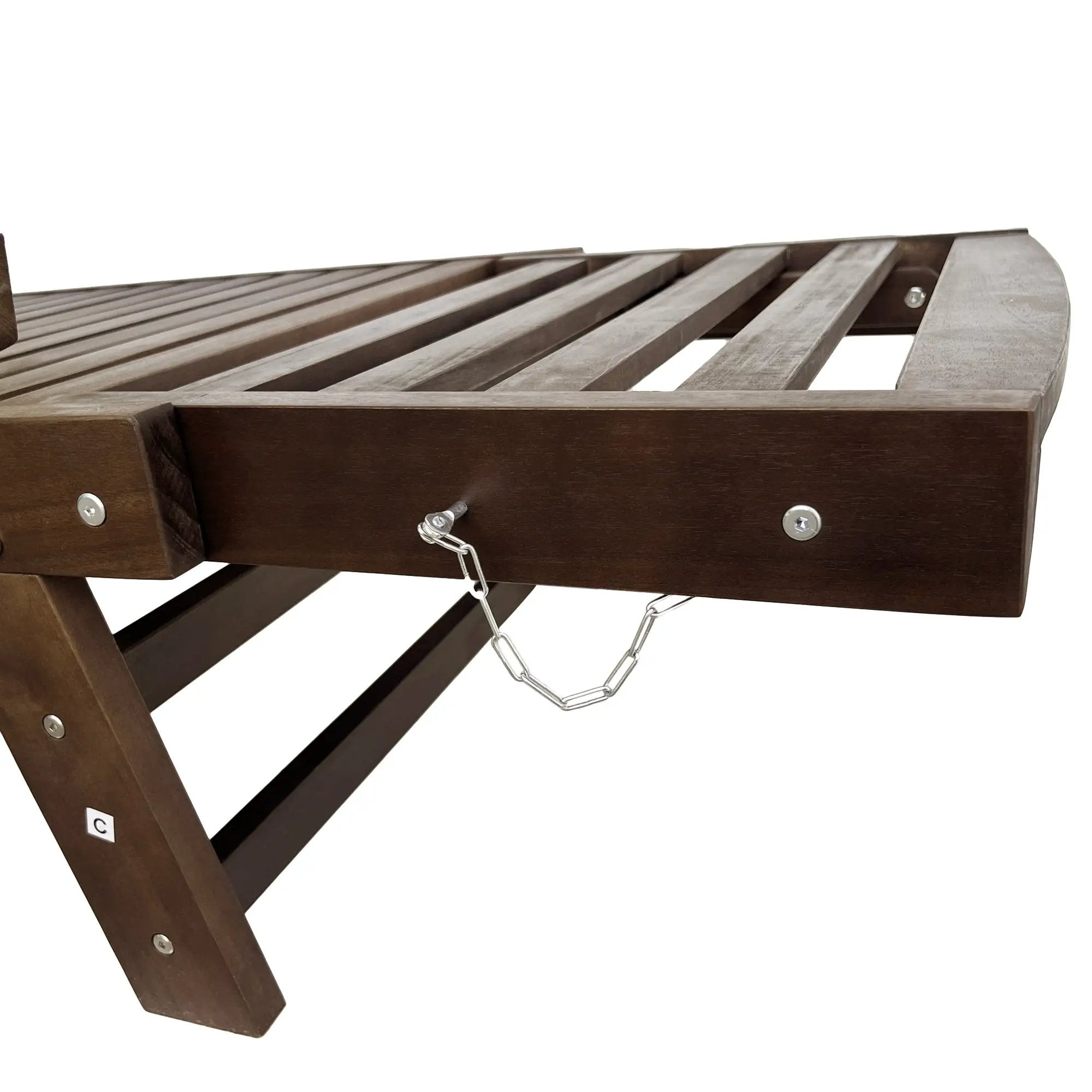 TOPMAX Outdoor Adjustable Patio Wooden Daybed Sofa Chaise Lounge by HouseOfZazla