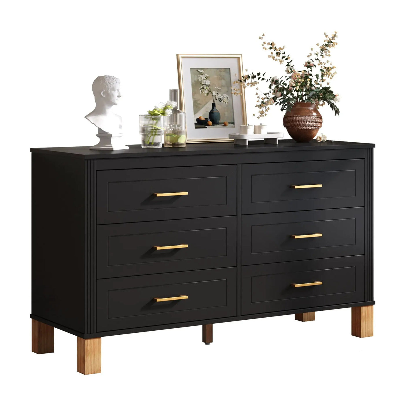 6 Drawer Double Dresser by HouseOfZazla