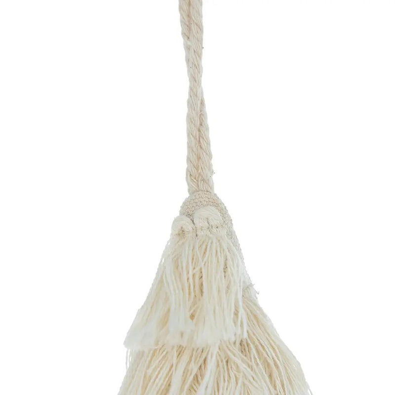 Fringes Embellished Tree Shape Ornament Set of 6 by HouseOfZazla