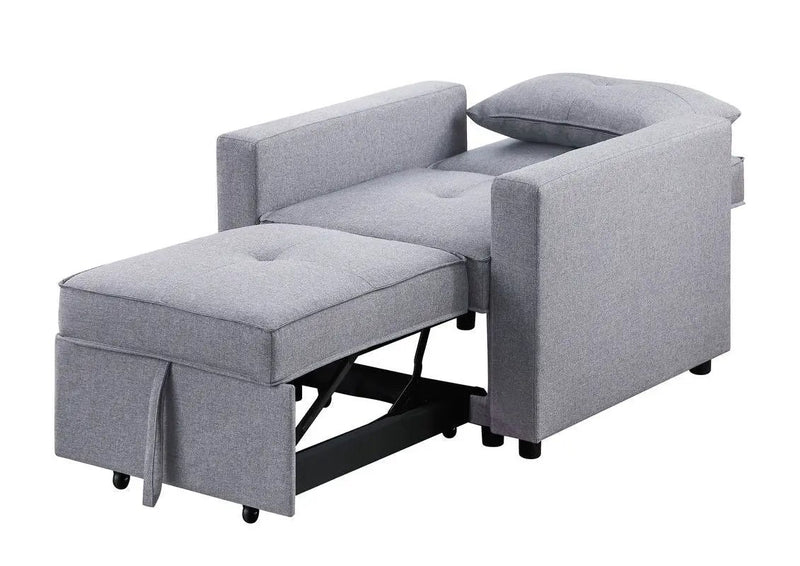 Zoey - Convertible Sleeper Chair With Side Pocket by HouseOfZazla