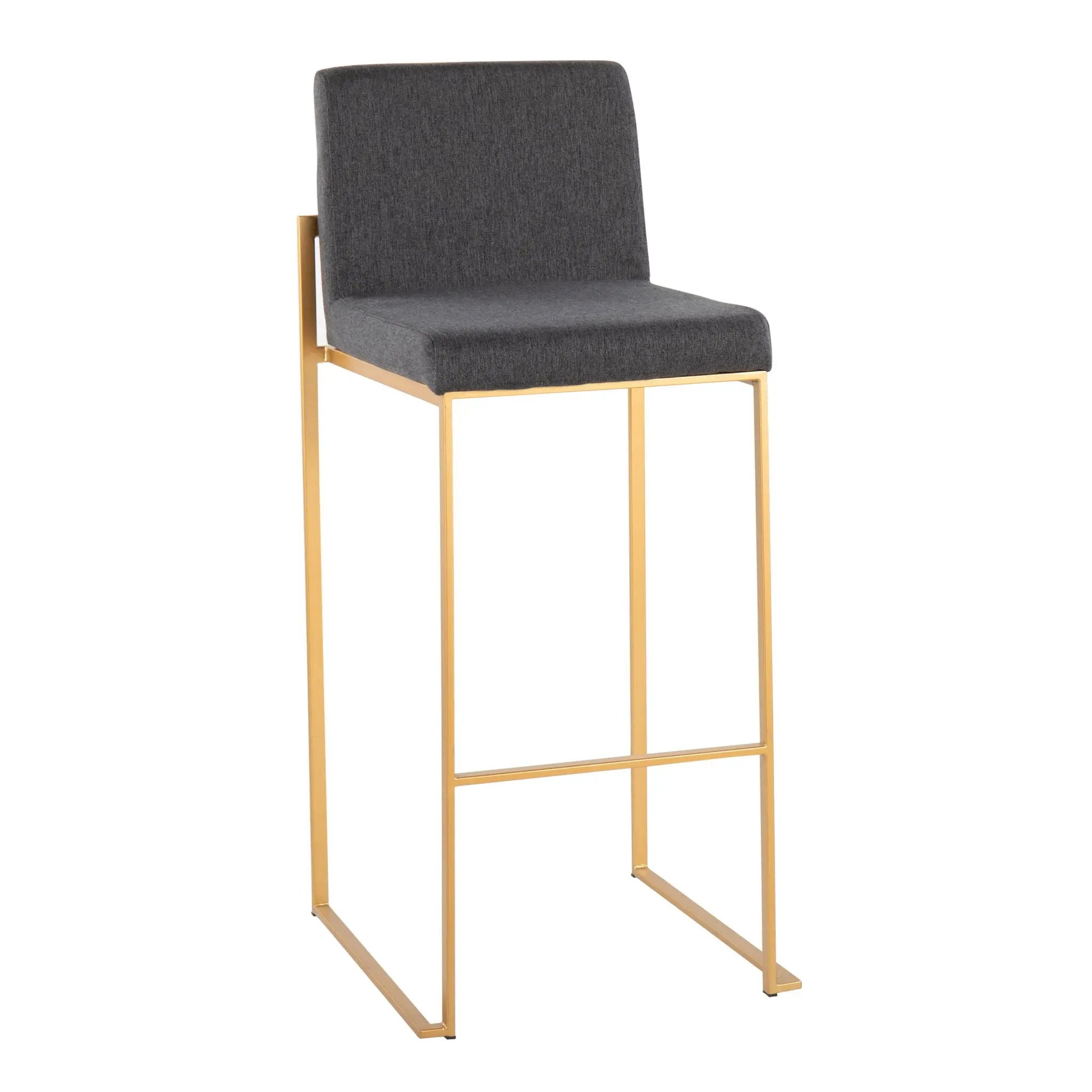 Fuji - Contemporary Design High Back Barstool by Unique Piece Furniture