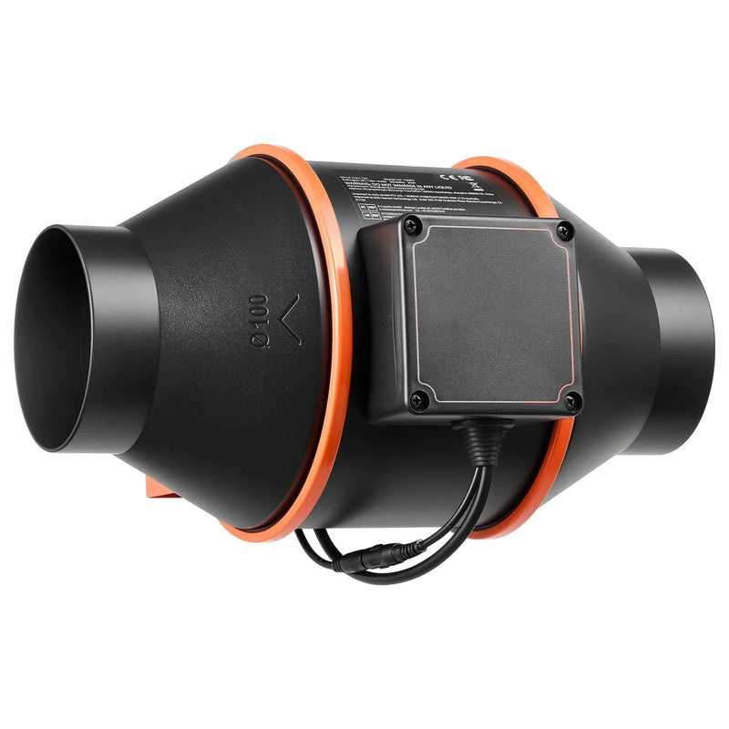 Inline Duct Fan 205 CFM 4 Inch EC Motor Ventilation Fan by HouseOfZazla