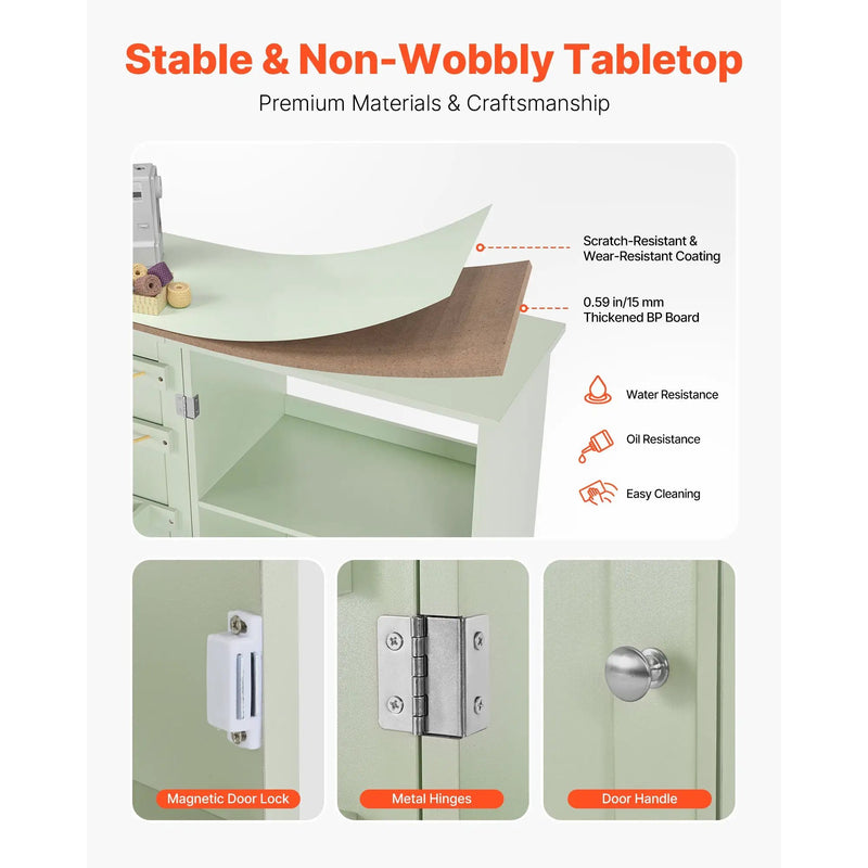 Folding Sewing Table: Multipurpose Craft Station by HouseOfZazla