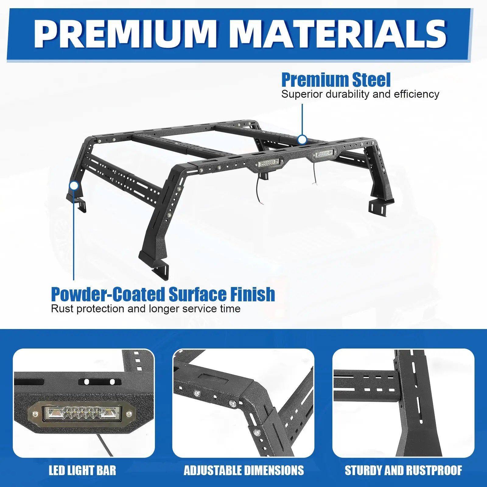 Overland Truck Bed Racks - Heavy-Duty Cargo Solutions by HouseOfZazla