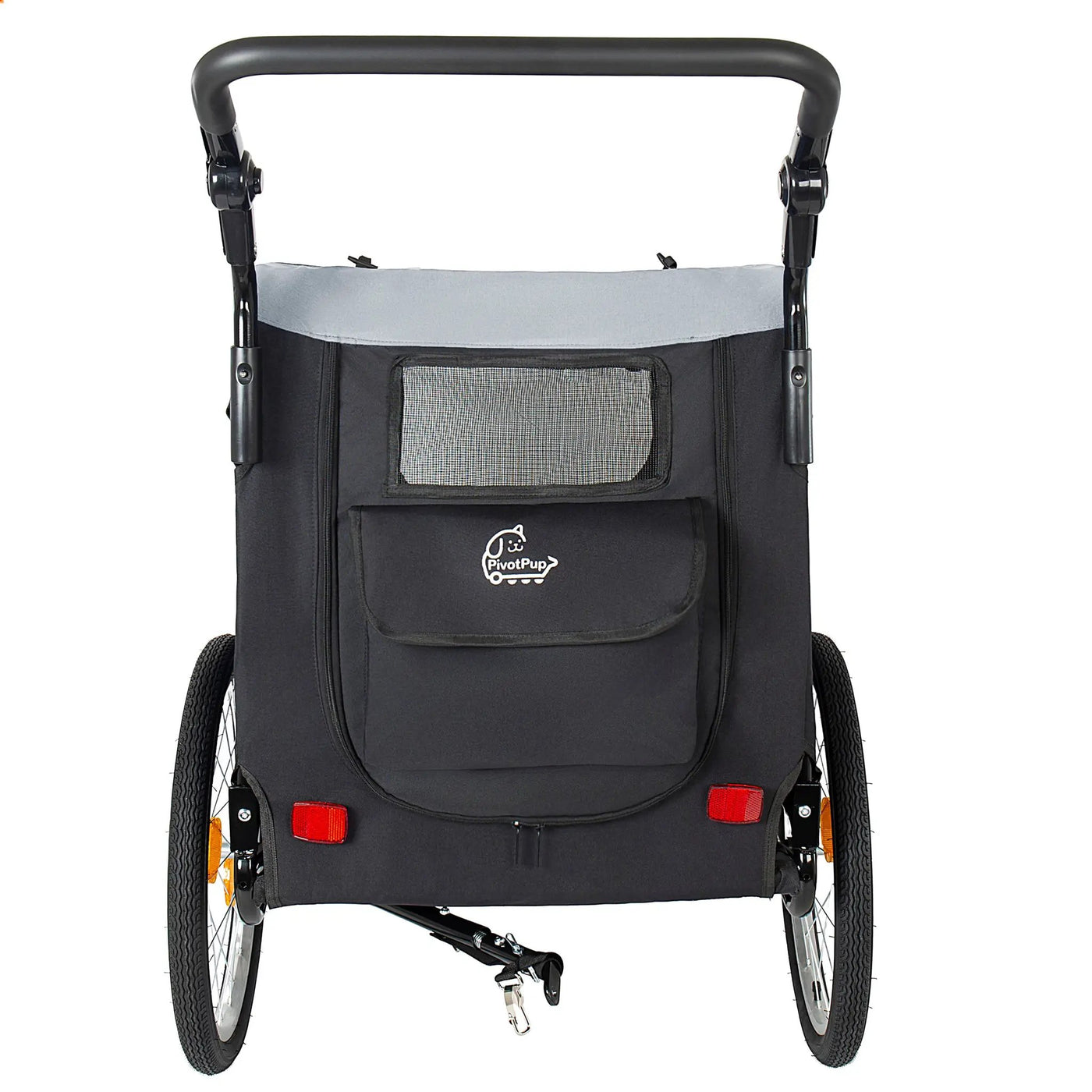 2-in-1 Bike Trailer & Pet Stroller for Dogs up to 110lbs by HouseOfZazla