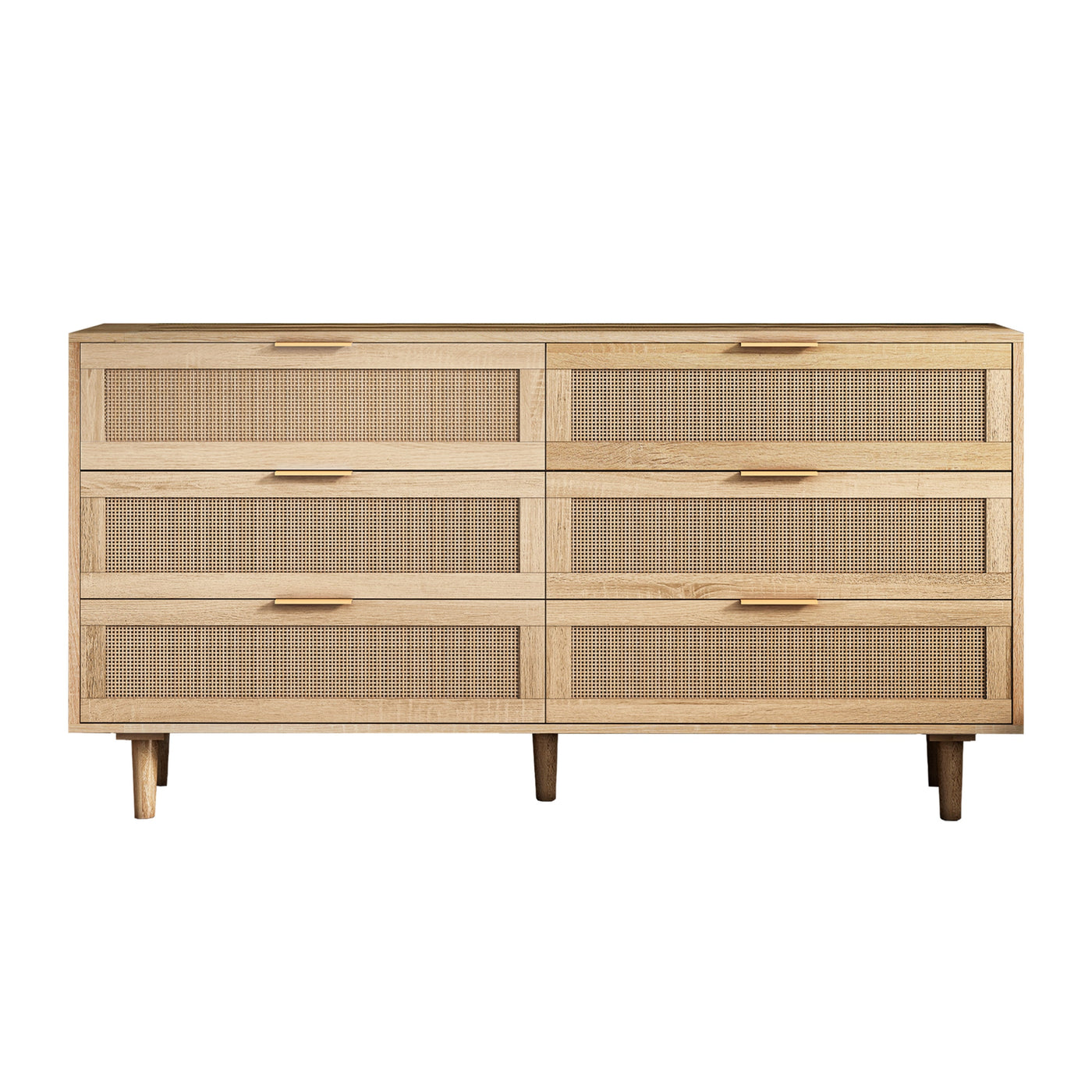 59.06" 6-Drawers Rattan Storage Cabinet by HouseOfZazla