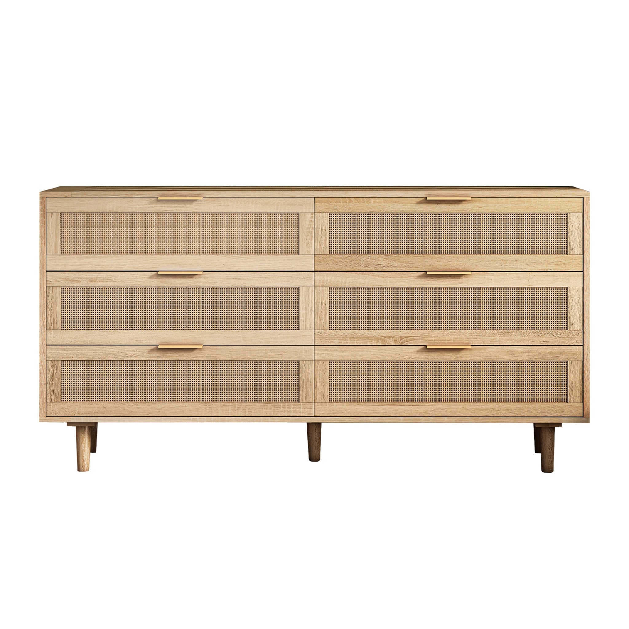 59.06" 6-Drawers Rattan Storage Cabinet by HouseOfZazla