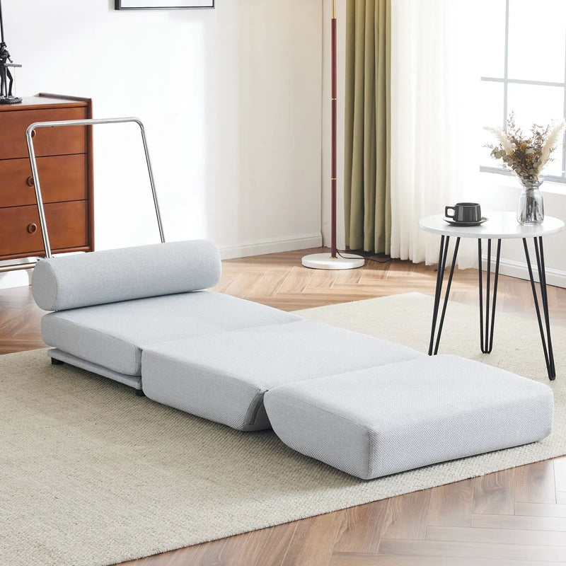 Foldable Single Chair Sofa Bed With Pillow, Easy To Store, Breathable And Wearable by Unique Piece Furniture