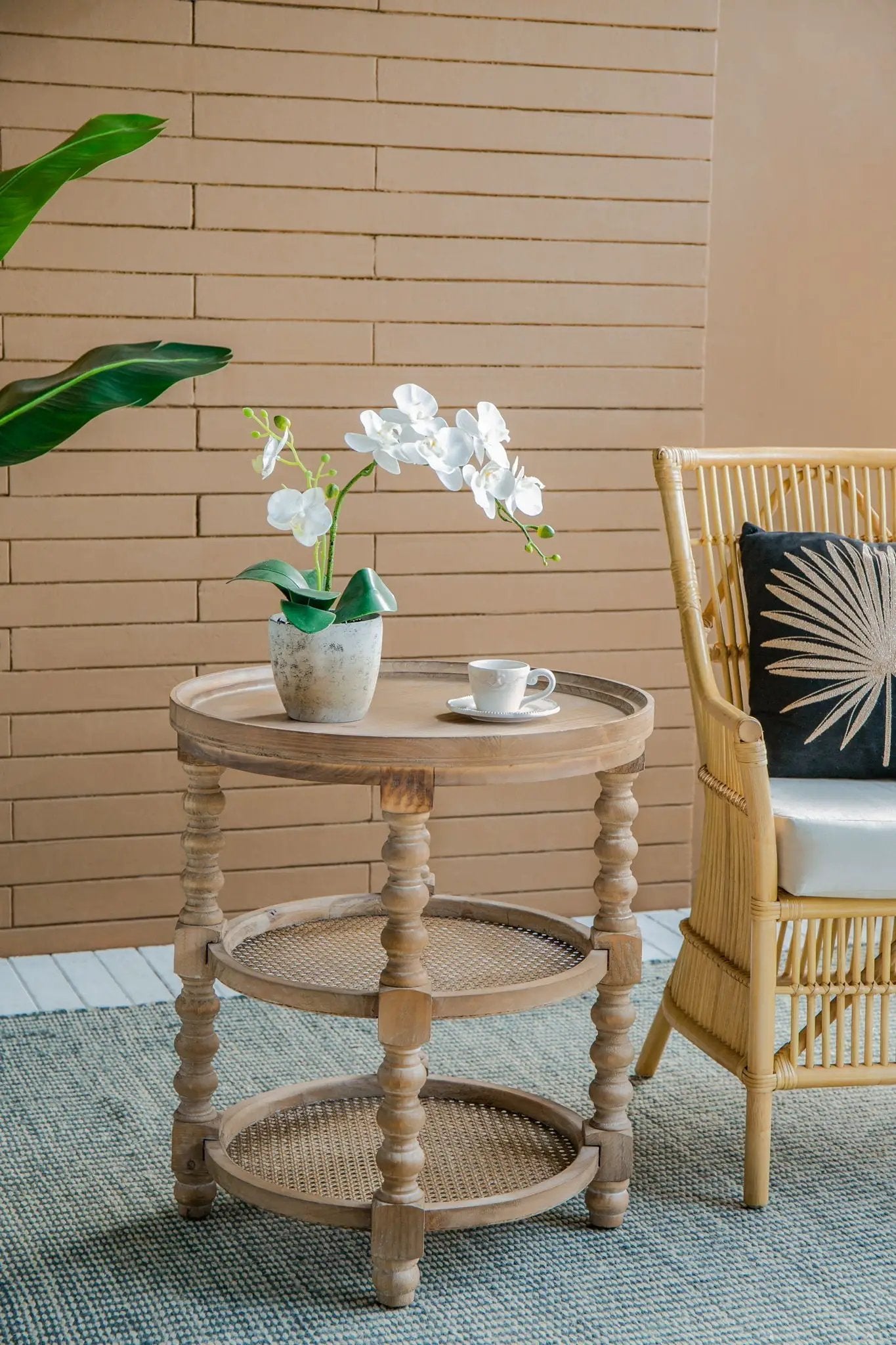 Round 3 Tiered Side Tabel, End Tabel For Lving Room Bedroom Entryway by HouseOfZazla