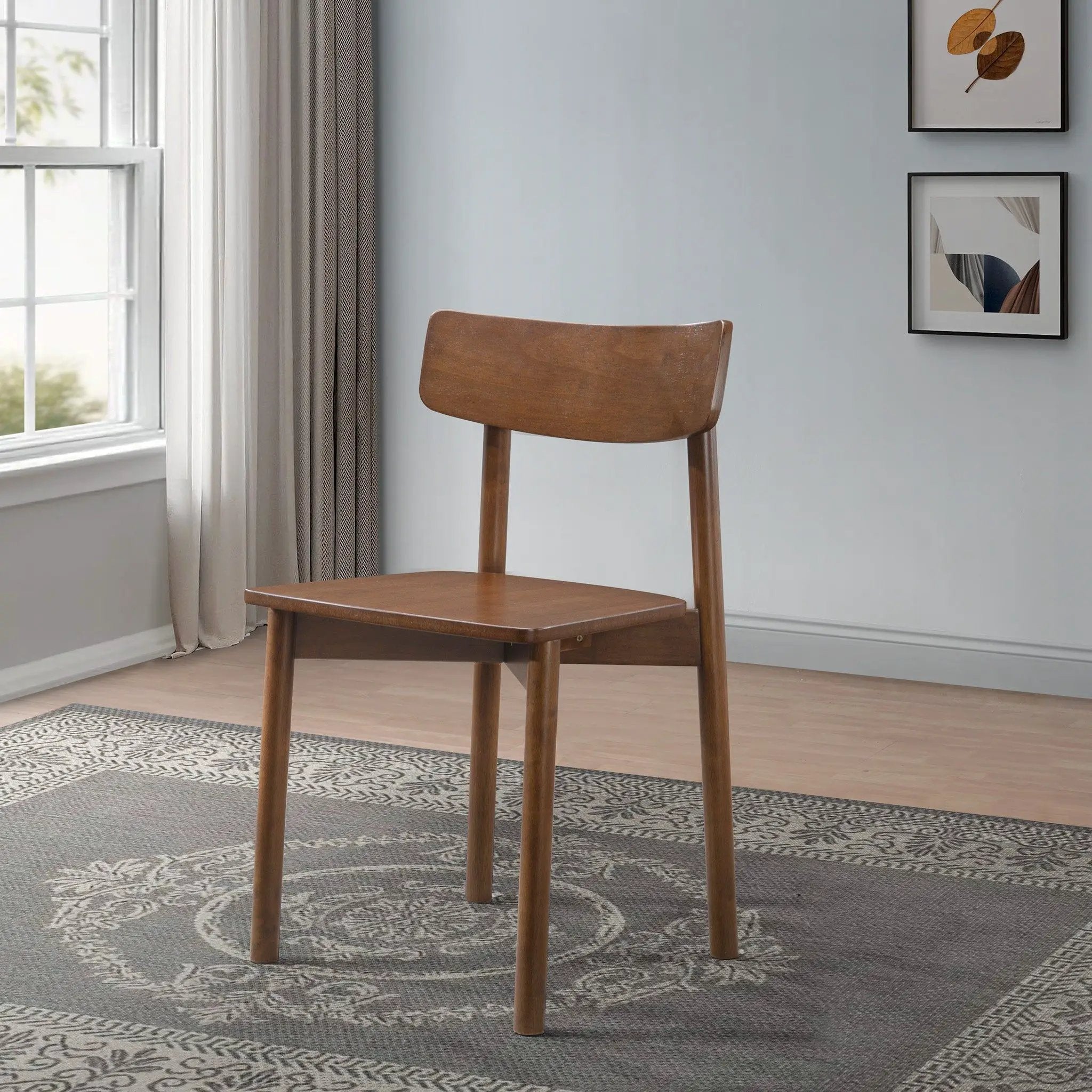 Dining Chair (Set of 2) - Rich Walnut by HouseOfZazla