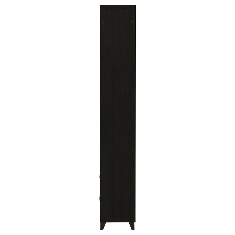 Lewes 4-shelf Engineered Wood Media Tower Cappuccino by Unique Piece Furniture