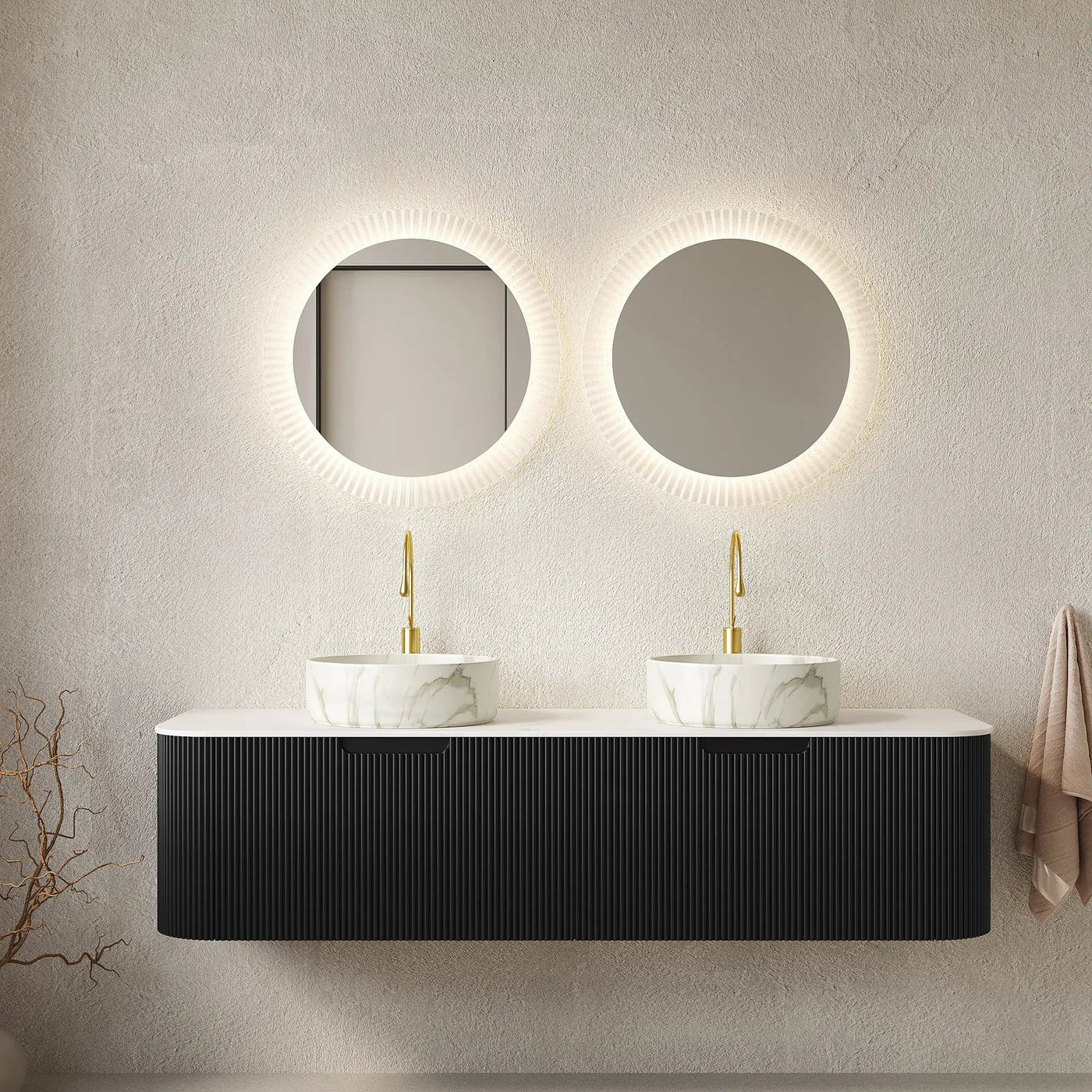 Dina 60" Bathroom Vanity & Sinks by HouseOfZazla