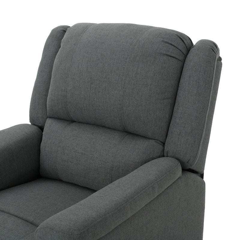 Glider Recliner With Swivel, Manual Reclining Chair by HouseOfZazla