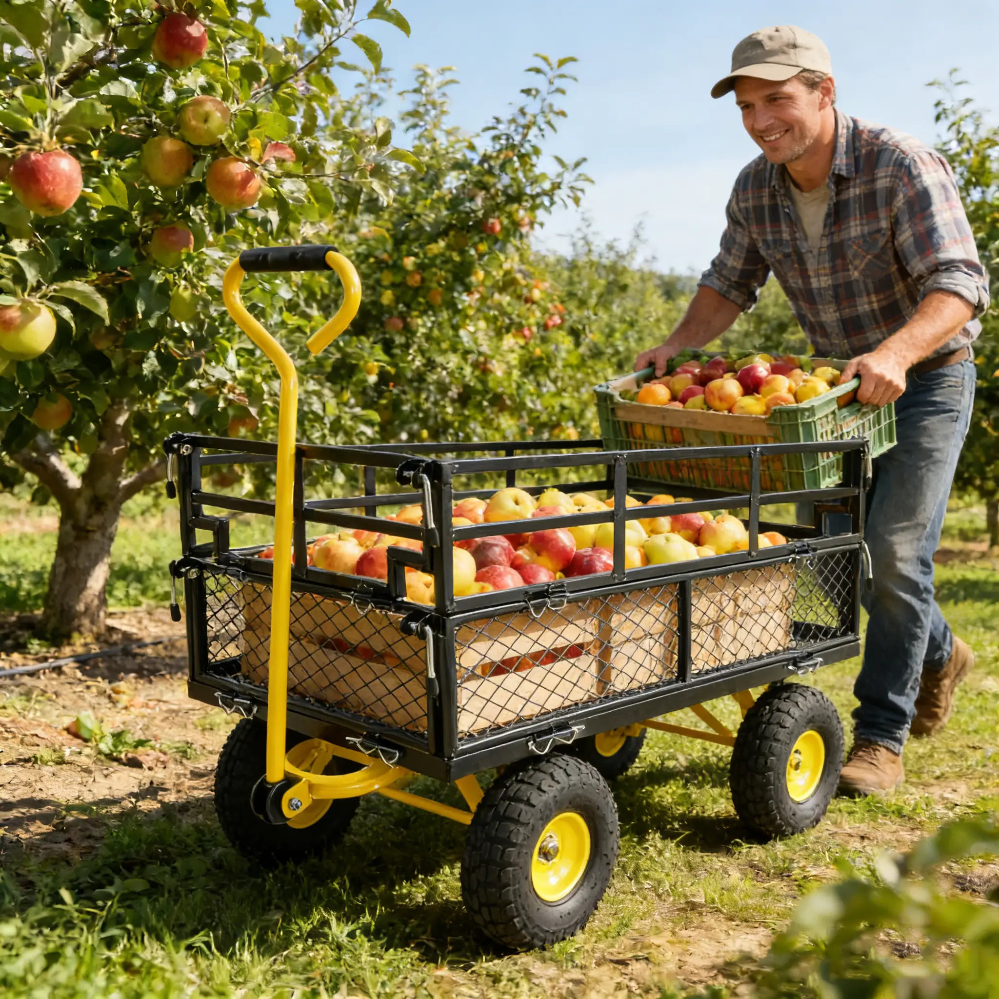 Wagon Cart Garden Cart Trucks Make Transporting Firewood Easier by HouseOfZazla
