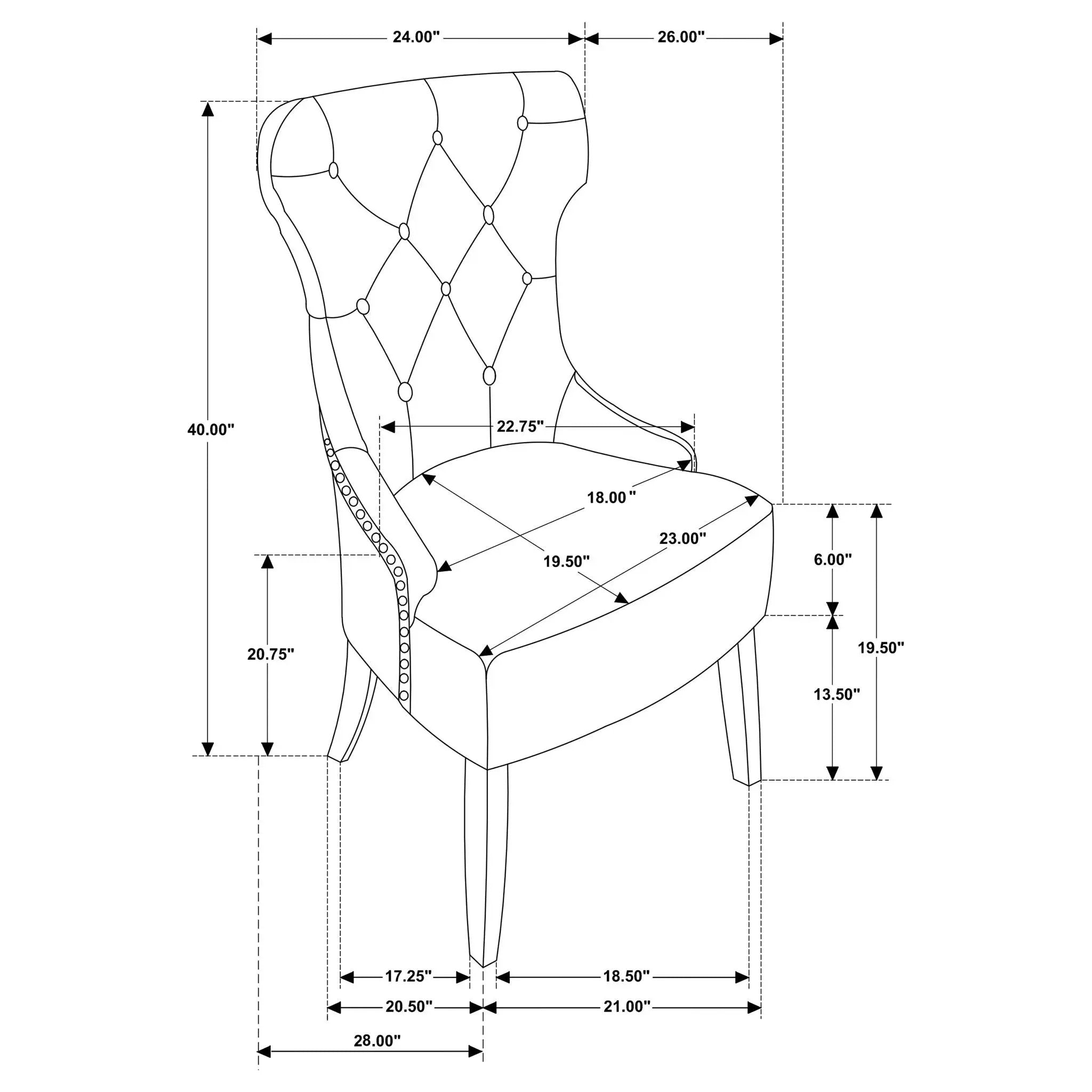 Gillian - Dining Side Chair by HouseOfZazla