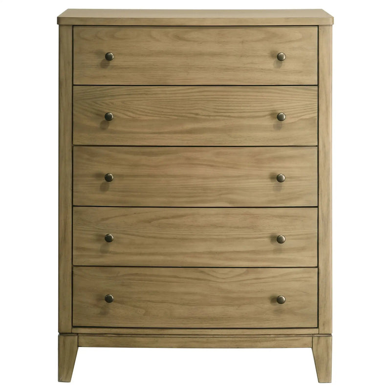 Granada 5-drawer Bedroom Chest of Drawers Natural Pine by Unique Piece Furniture