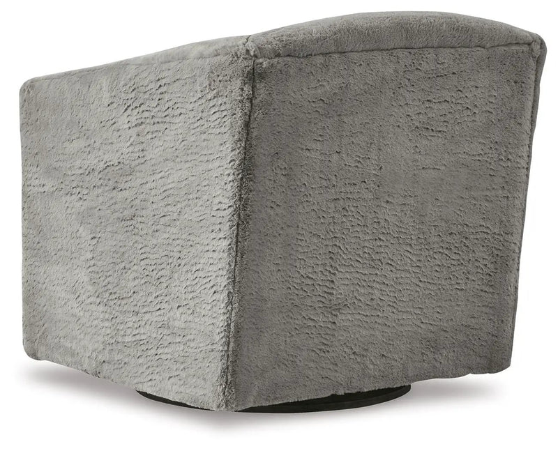 Bramner - Swivel Accent Chair - Charcoal by Unique Piece Furniture