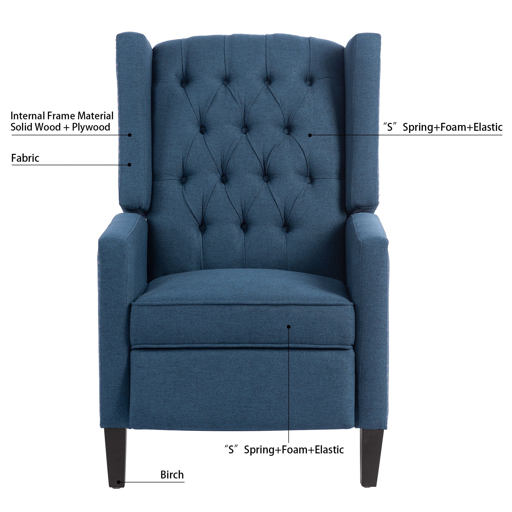 Manual Wing Chair Recliner by HouseOfZazla