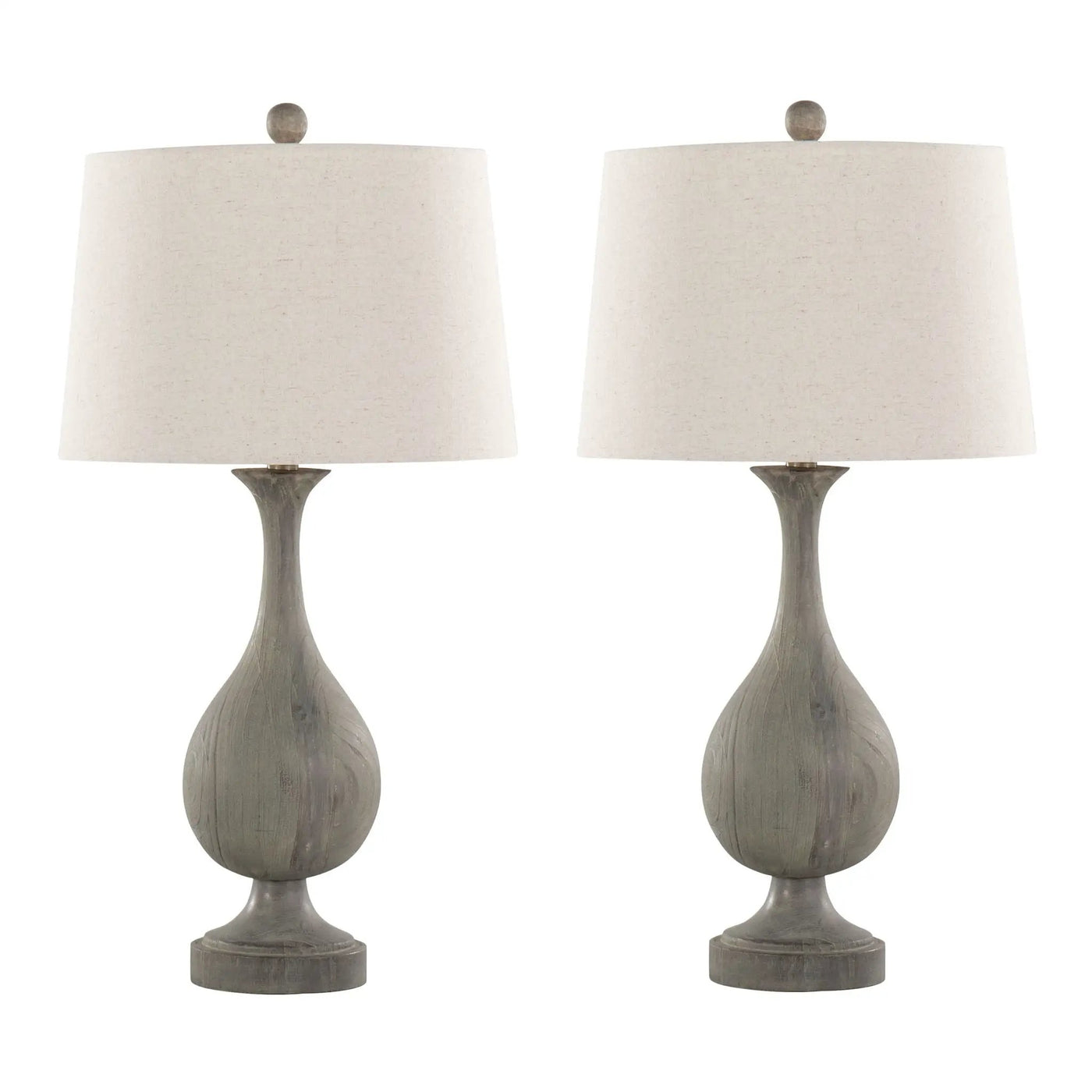 Cipolla - Poly Farmhouse Table Lamp (Set of 2) by HouseOfZazla