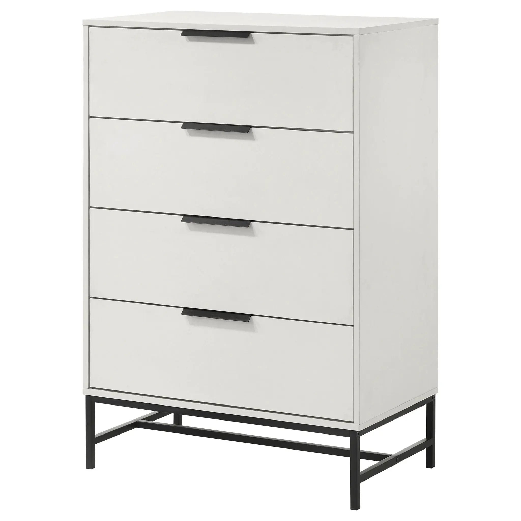 Sonora 4-drawer Bedroom Chest White by Unique Piece Furniture