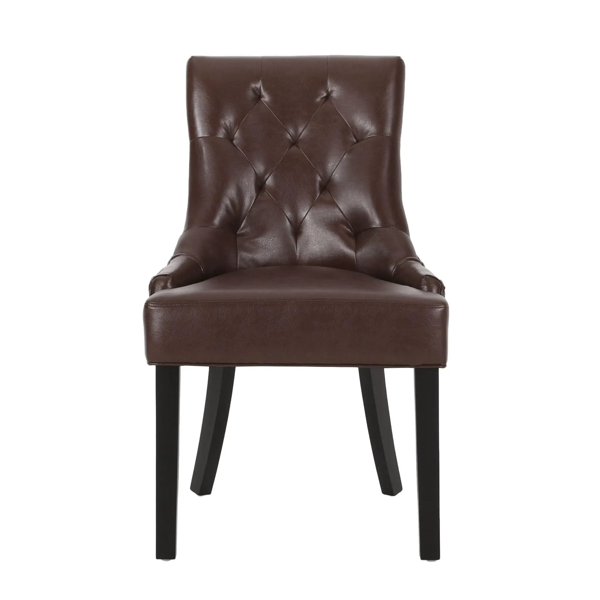 Cheney Contemporary Dining Chair Tufted Upholstery (Set of 2) by HouseOfZazla