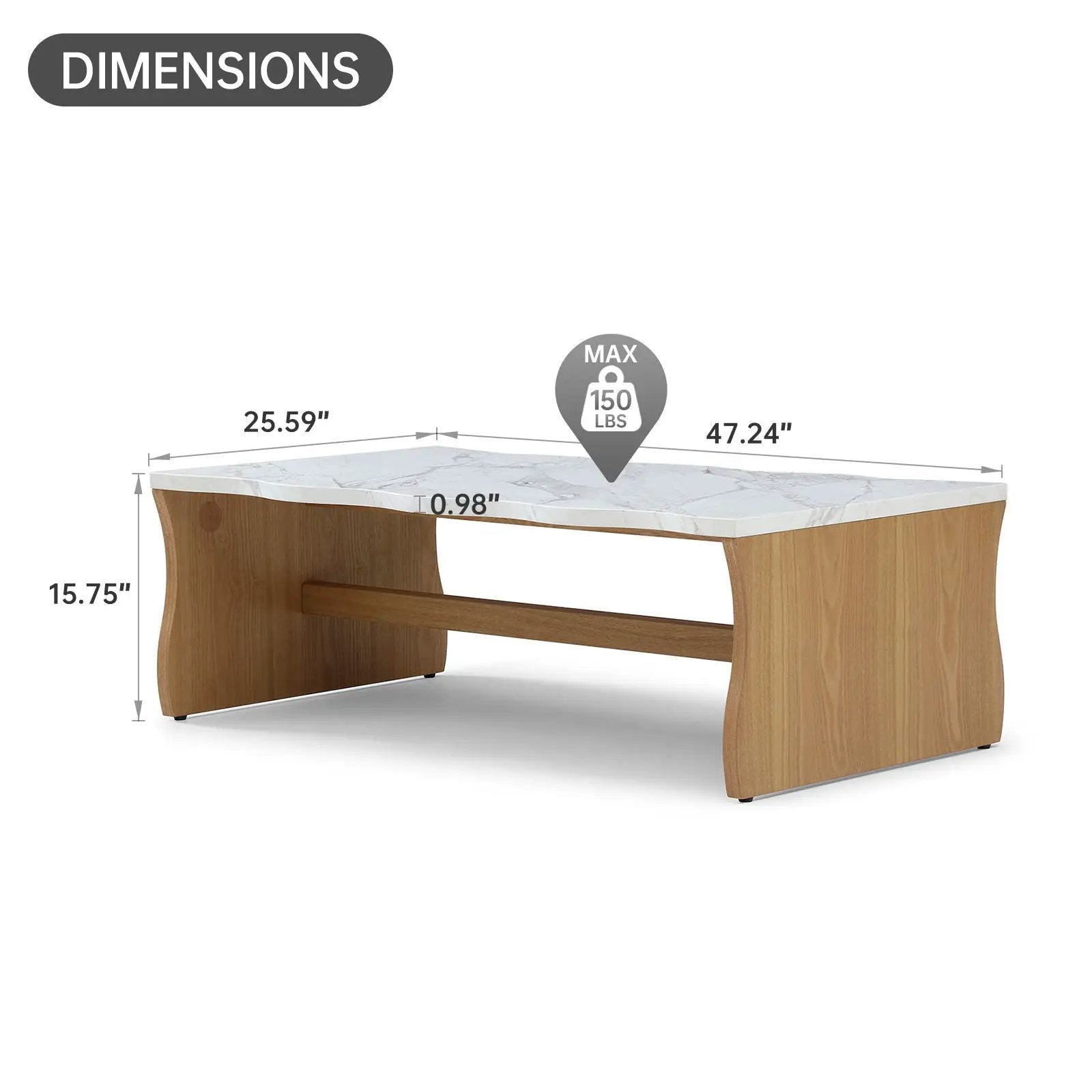 Whisper Of Waves - Table by Unique Piece Furniture