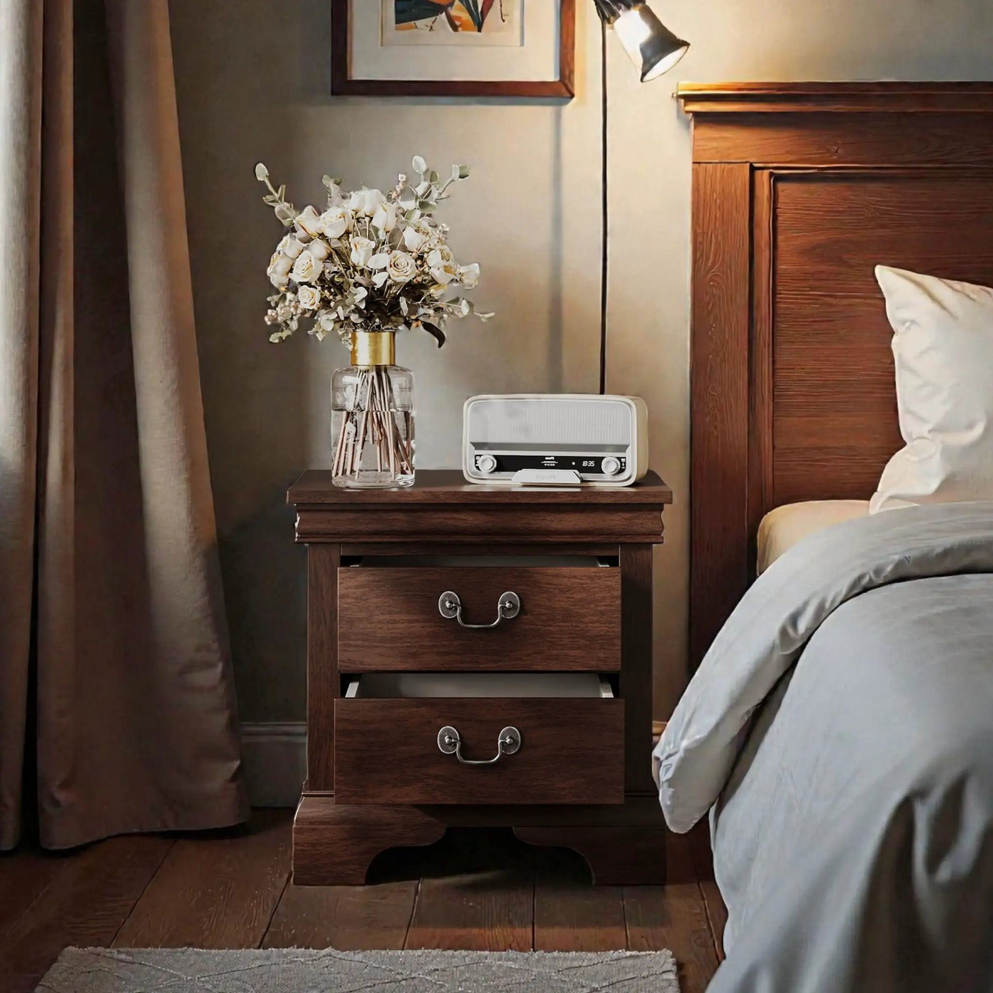 Nightstand With 2 Drawers by Unique Piece Furniture