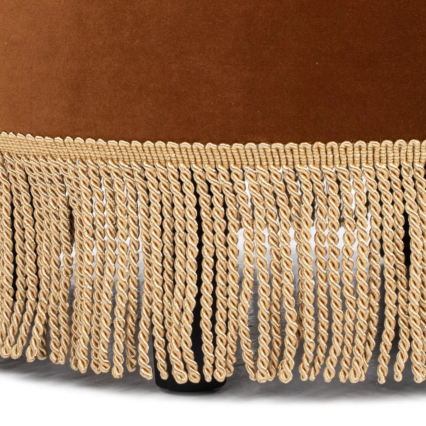 Yolanda 24" Round Upholstered Accent Ottoman by HouseOfZazla