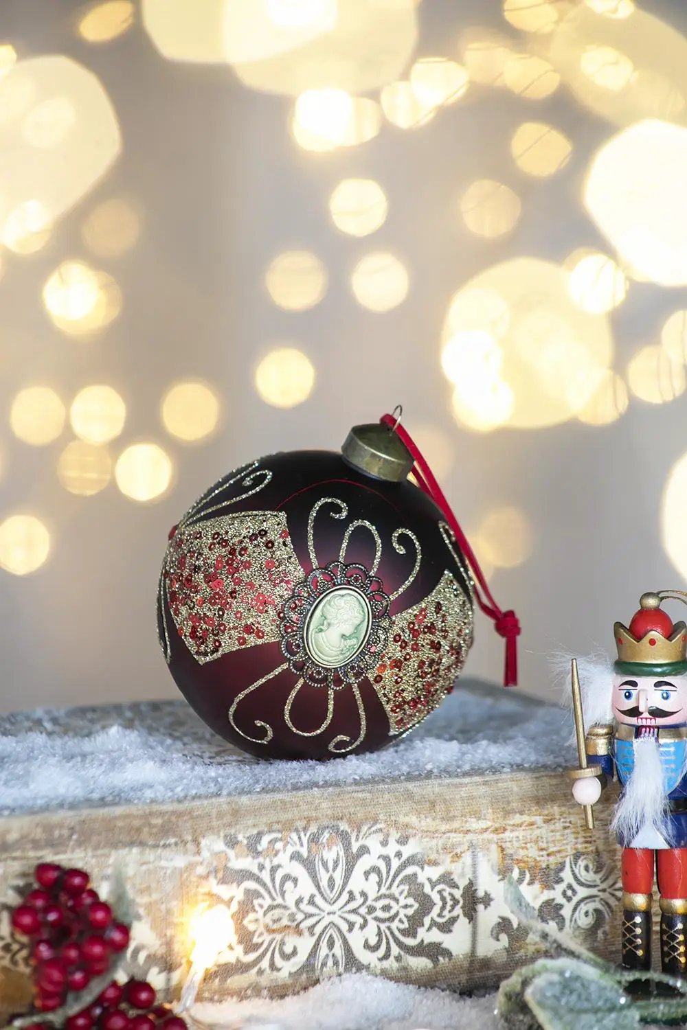 Decorative Hanging Ball Christmas Tree Ornaments For Holiday Decorations (Set of 6) by Unique Piece Furniture
