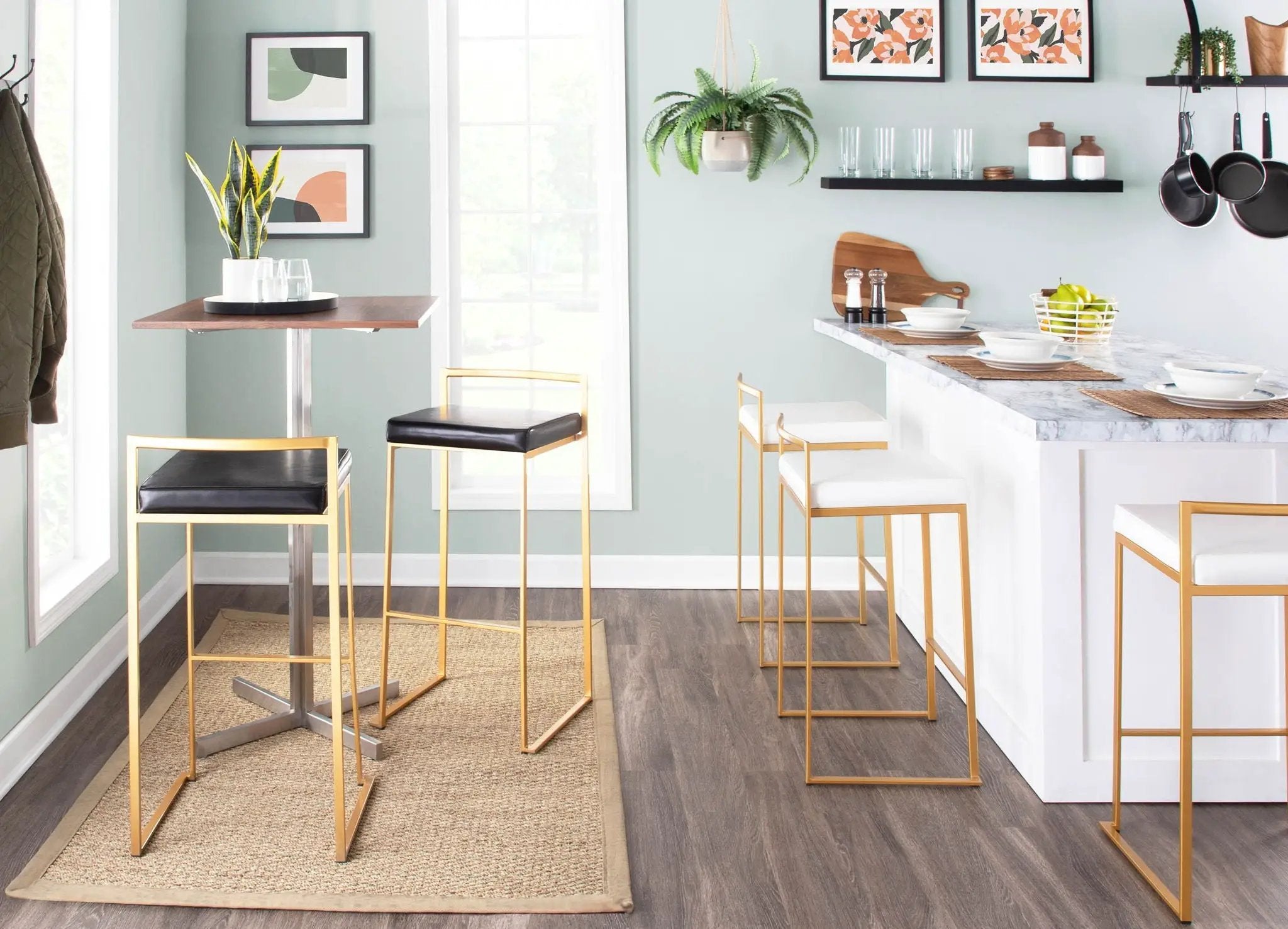 Fuji - Contemporary / Glam & Quality Construction Barstool by Unique Piece Furniture