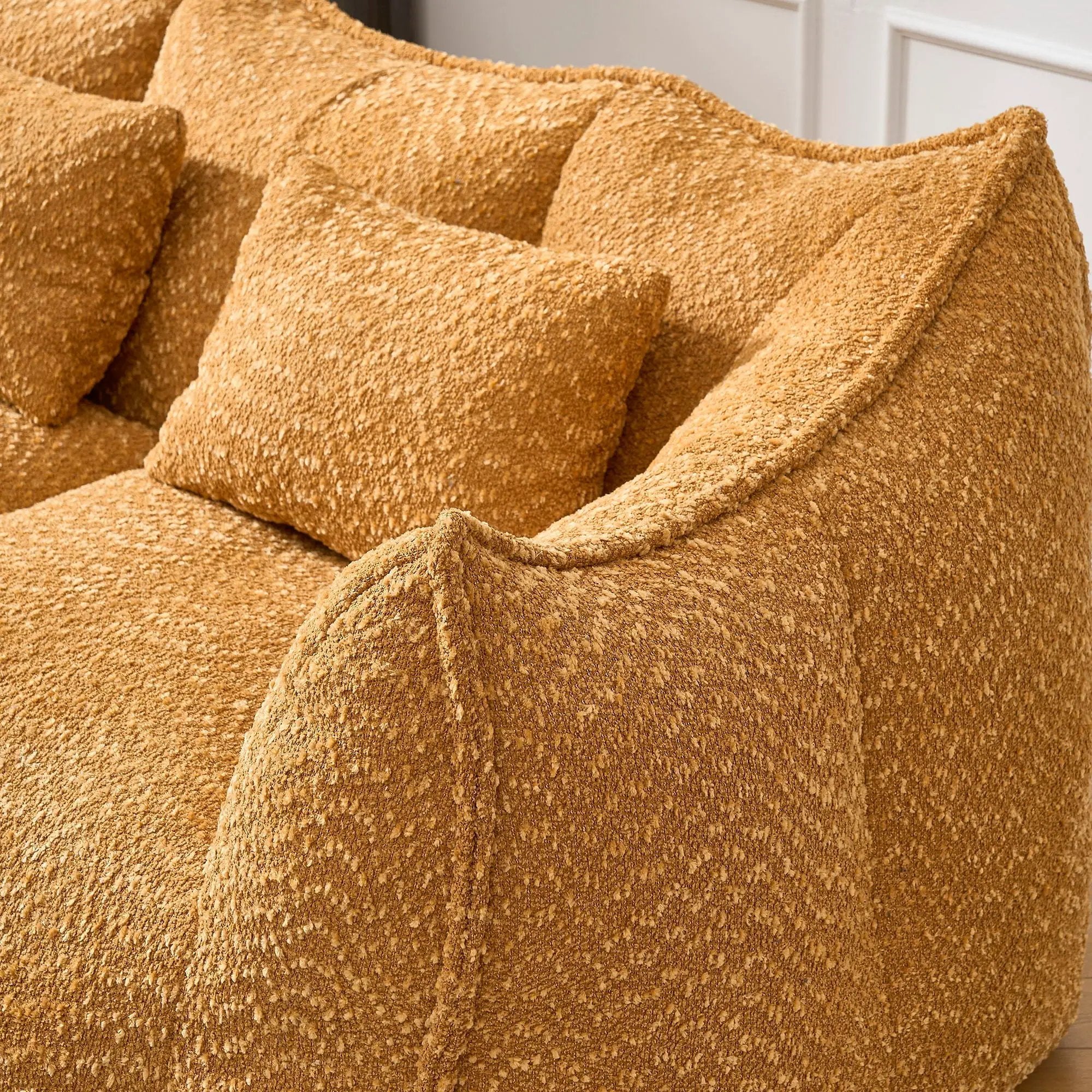 Comfortable Dual Beanbag Chair With High Resilience Foam Core For 2 People by HouseOfZazla