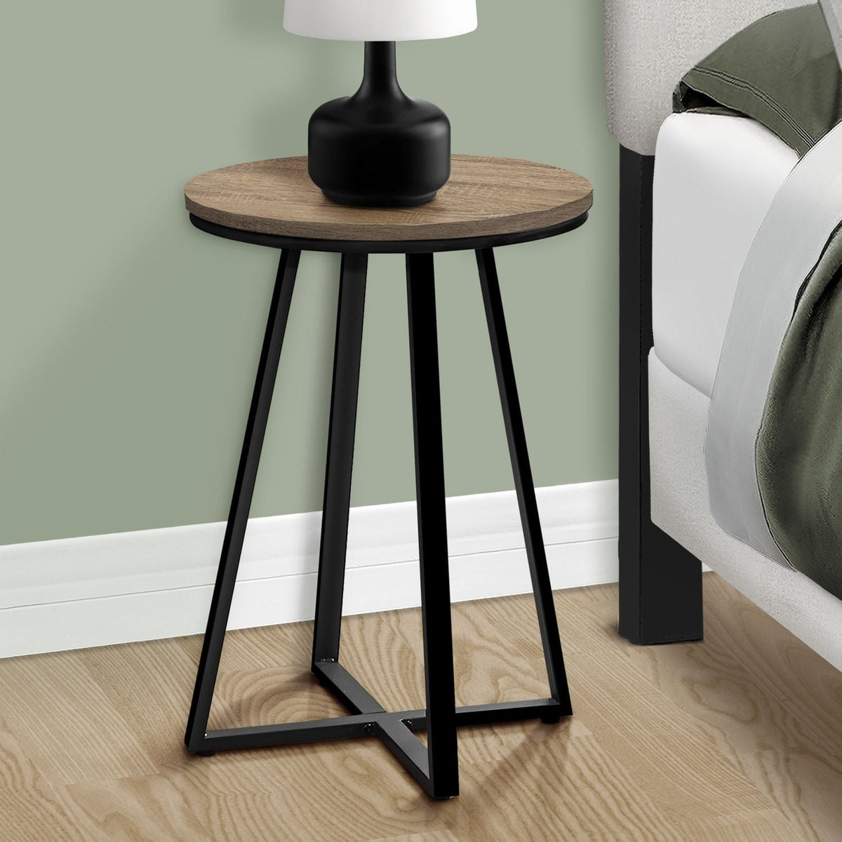 Accent Table, Side, Round Contemporary & Modern Modern Design, photo 14 of 16