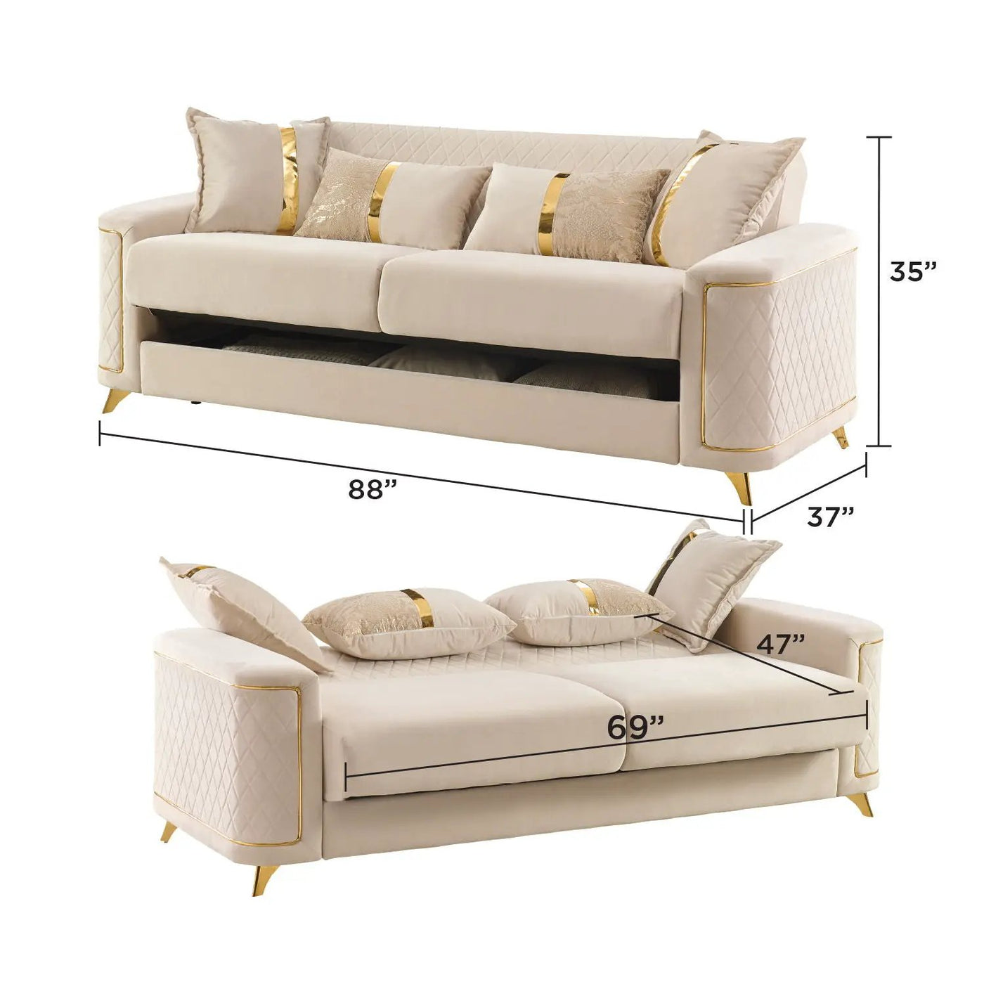 Lisa - Living Room Set by HouseOfZazla